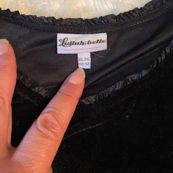 2/$40 Lullah belle by Please Mum Black Dress Girls Size 10/12 - Picture 3 of 7